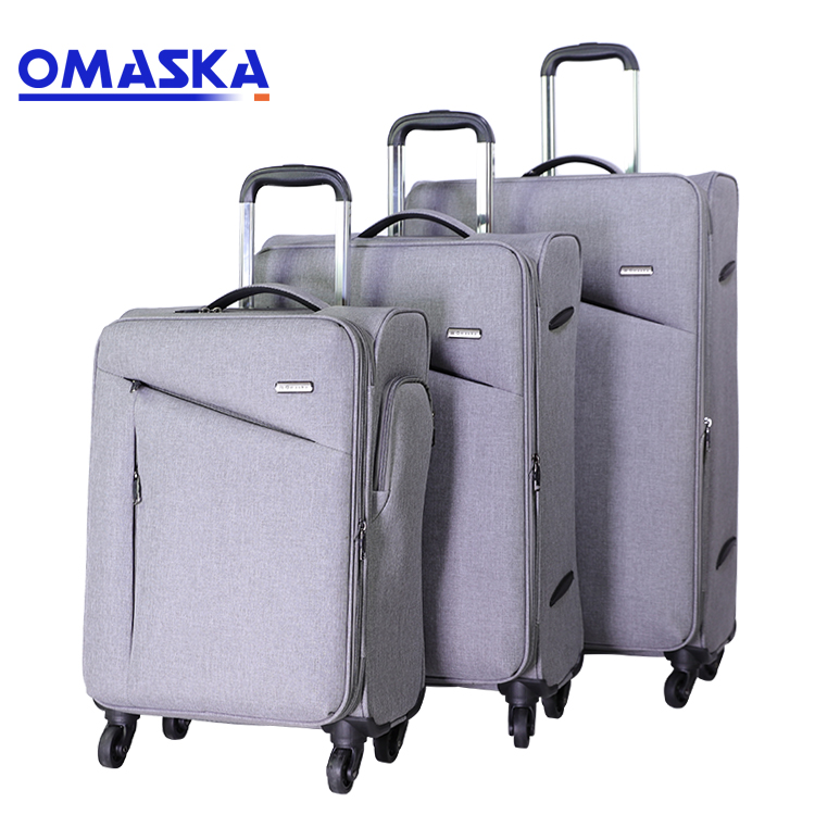 -2020 New Design Oxford Nylon 3 pcs set Light weight spinner wheels travel bag trolley luggage