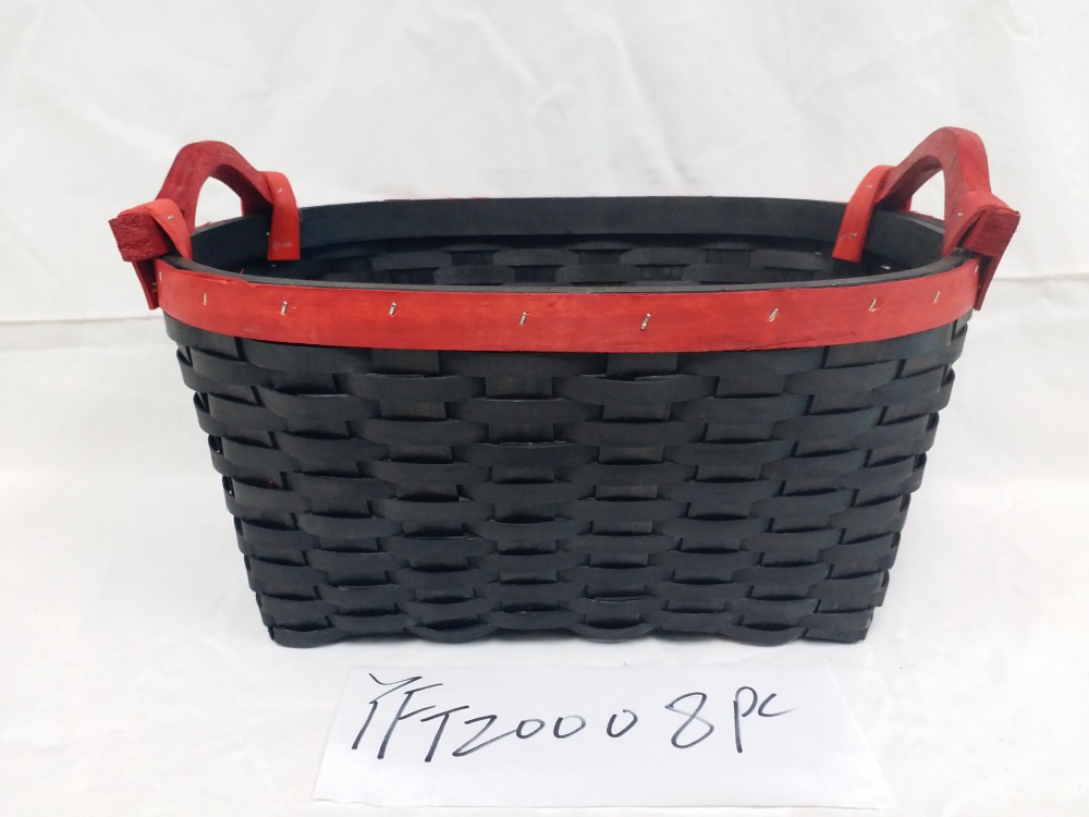 Gushi Yufeng New design handmade poplar home storage basket bathroom storage basket christmas gift packing basket