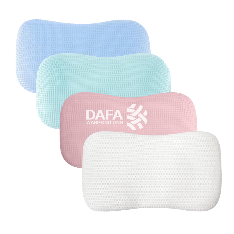 Lanzing tencel spacer fabric soft Tencel pillow set 100% polyester 3d air mesh fabric baby side sleep Neck pillow