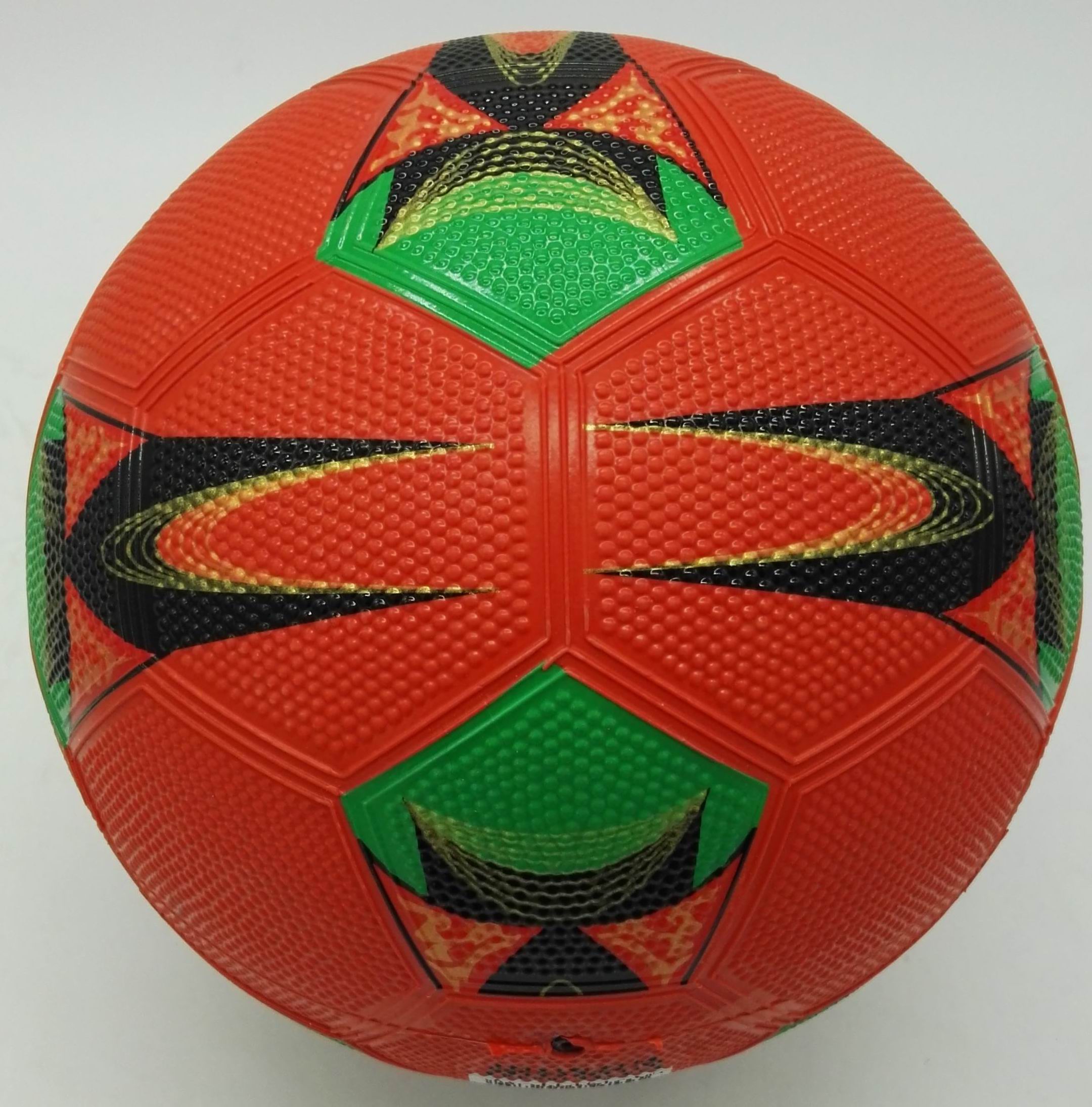 natural rubber pebble surface soccer 5# all sizes