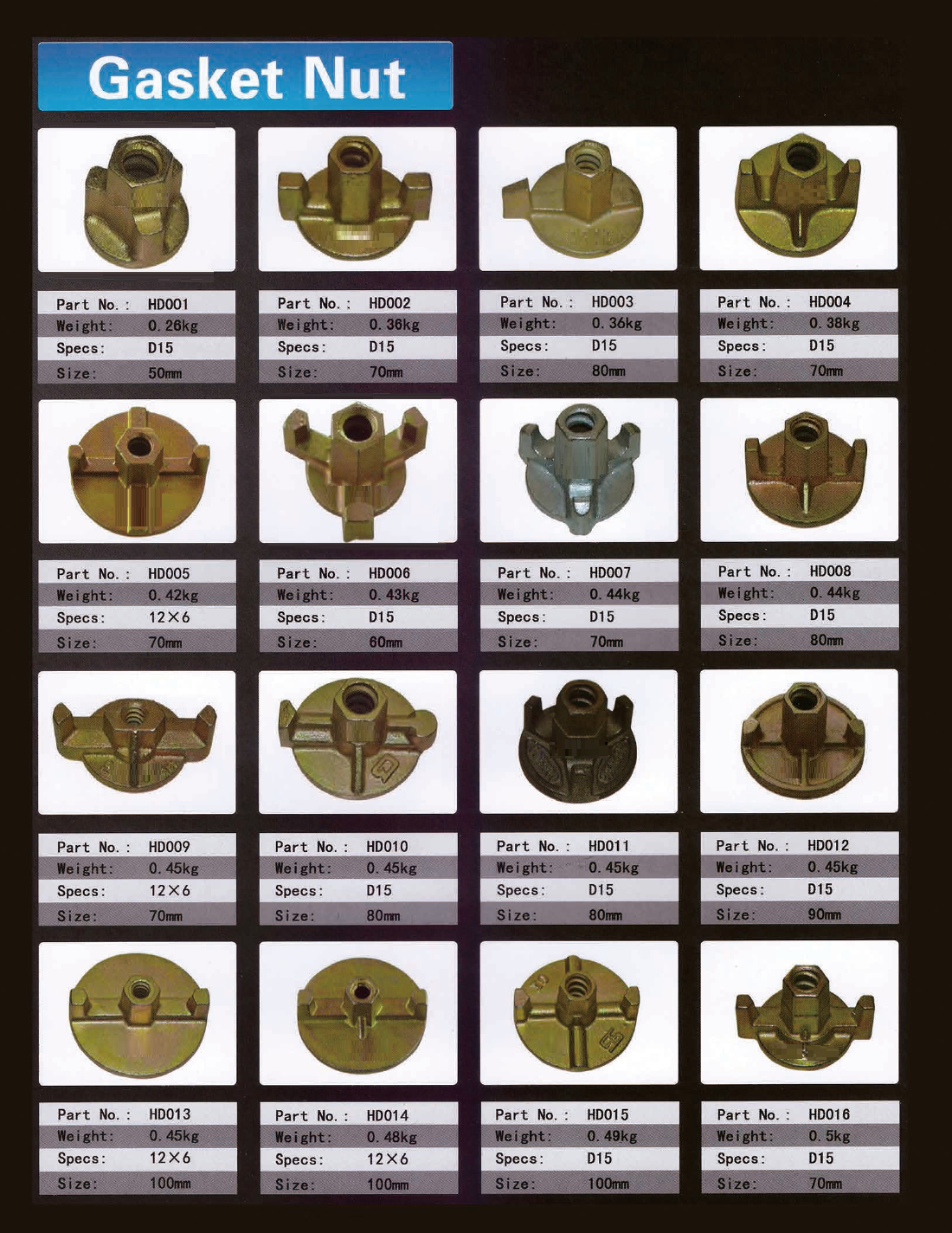 scaffolding parts