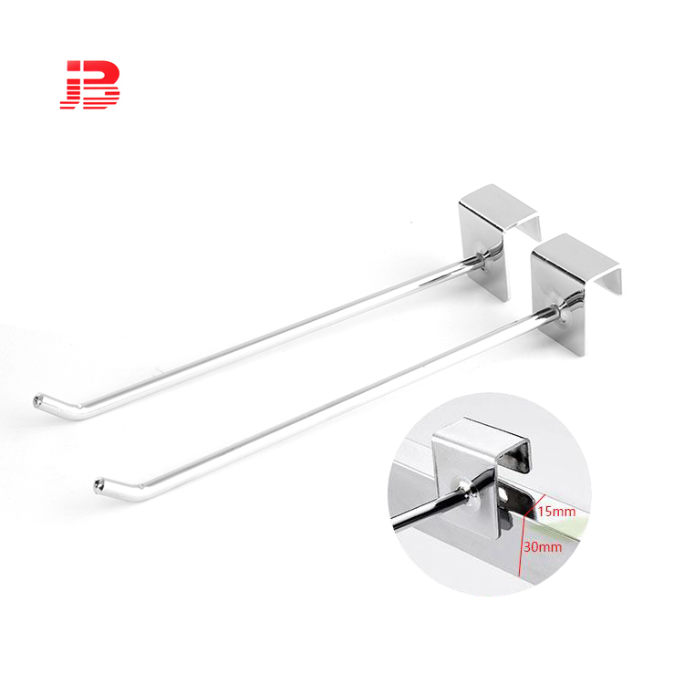 Cross square tube hook