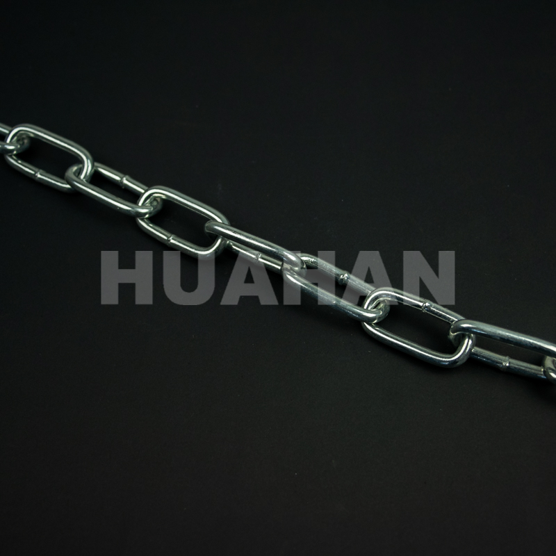 U.k. Type Medium Link Chain, Steel/Stainless Steel