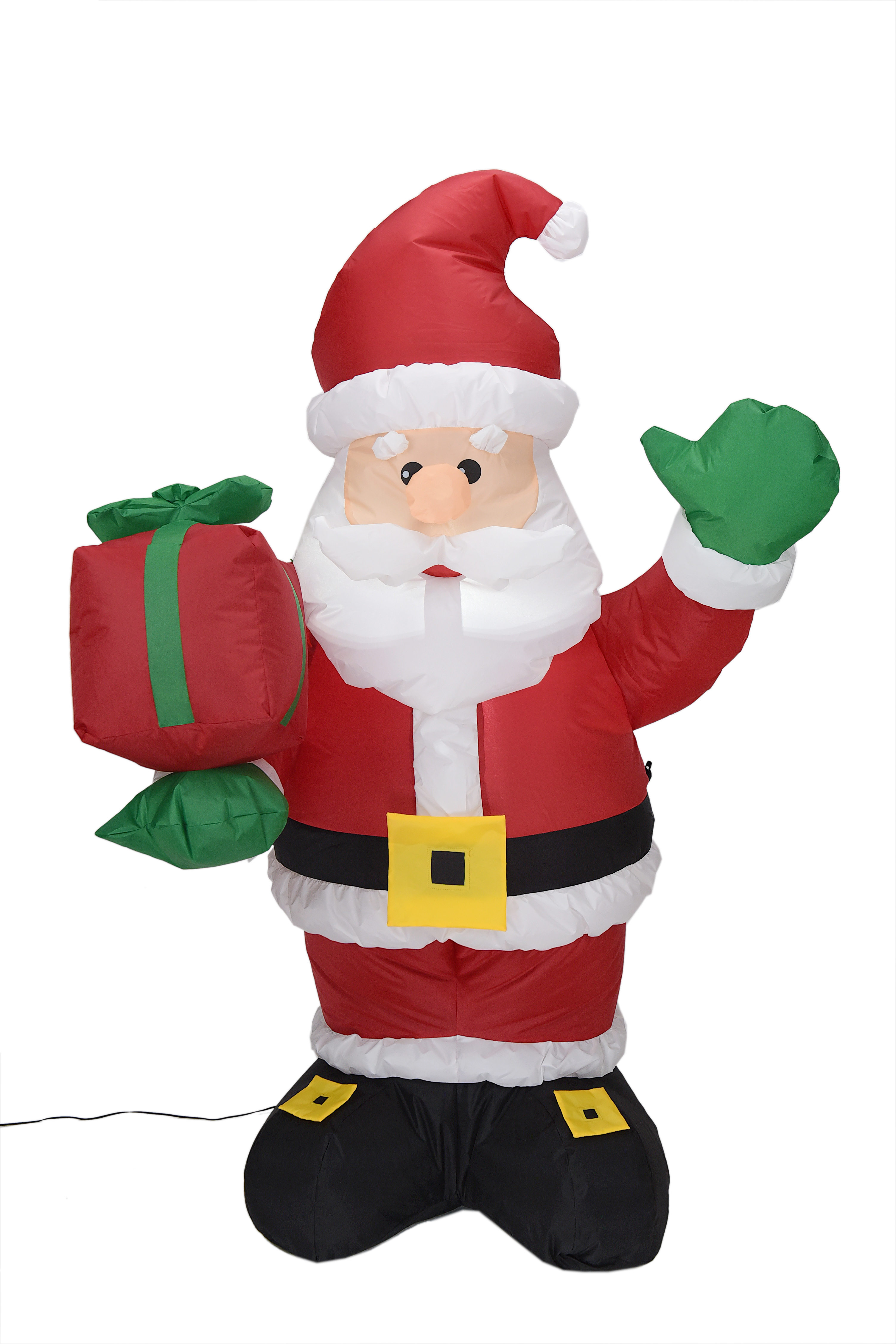 Christmas inflatable santa with present 2.4 meter