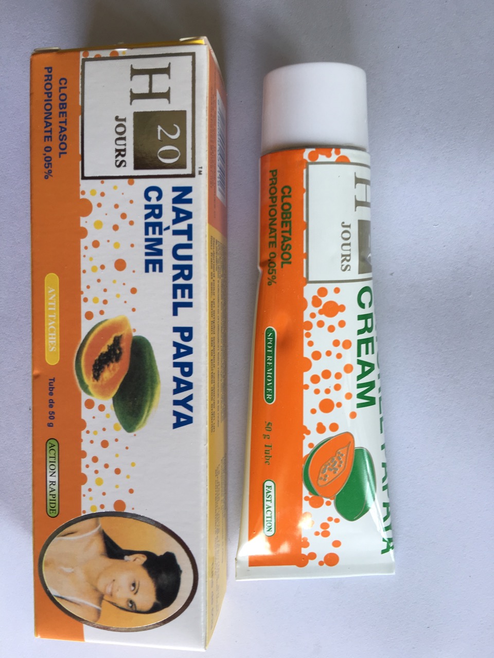 H20 Jours Naturelpapaya Cream