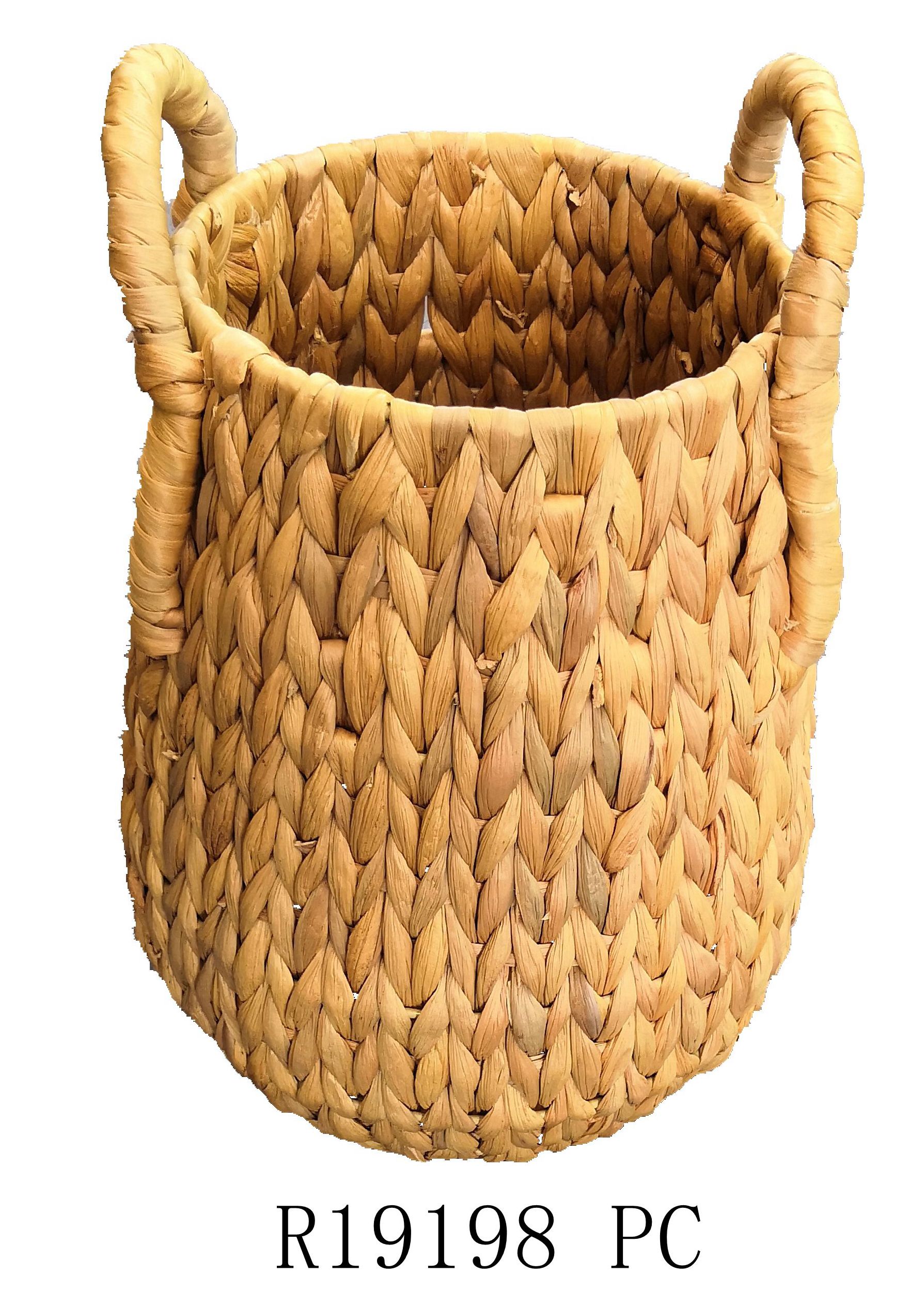 water hyacinth laundry basket