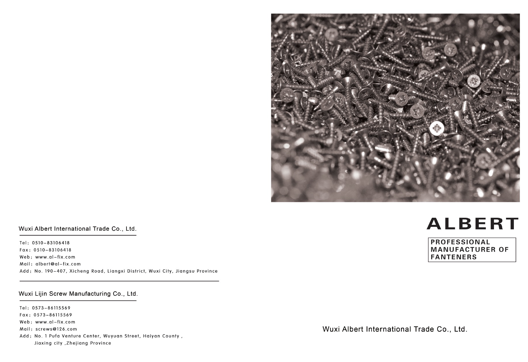 Wuxi Airbo International Trade Co., Ltd. – Bolts 1