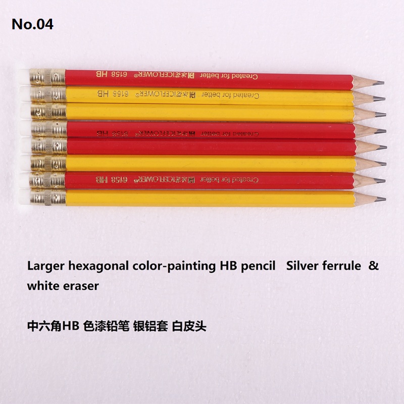 Larger hexagonal HB pencil