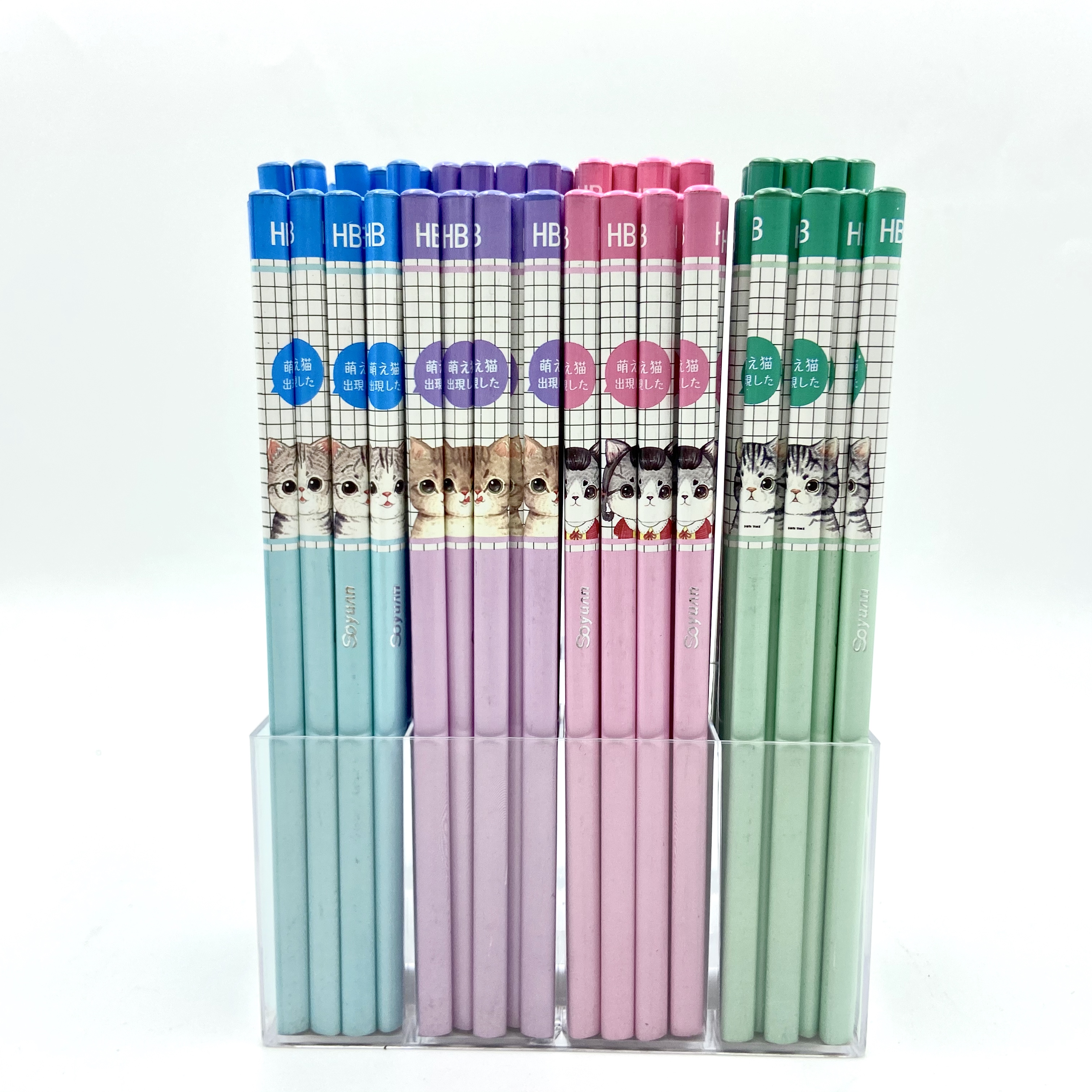 Four cat transfer pencil