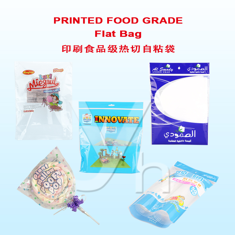 Printed Food Grade Flat Bag