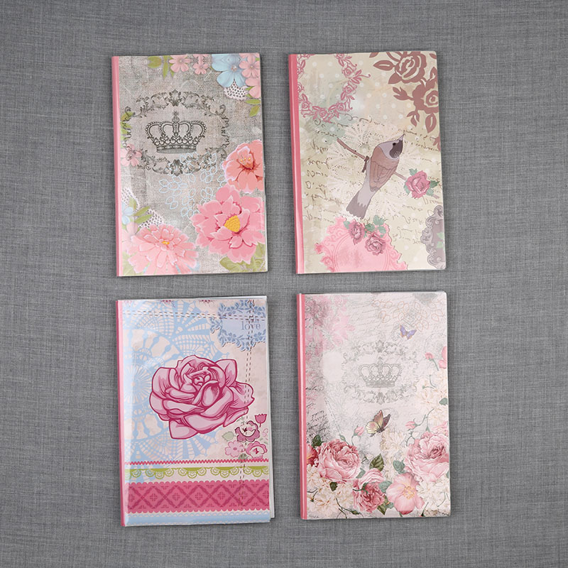 WANSHIFA 2021 Creative Design Color Printed Hard Cover Notebook
