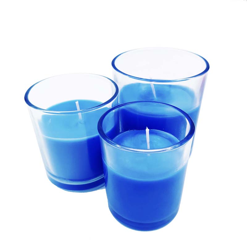 Aroma Bevel Glass Candle