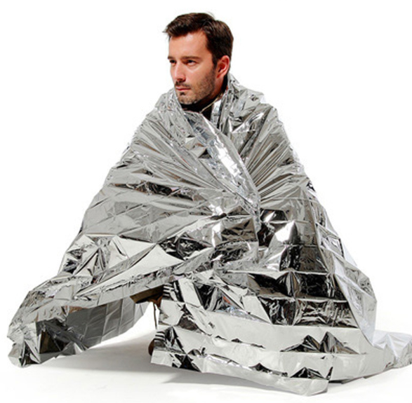 Emergency Mylar Thermal Blankets Foil Mylar Thermal Blankets Space Blanket Camp Emergency Rescue Space Blanket,Outdoors,Hiking,Survival,or First Aid.