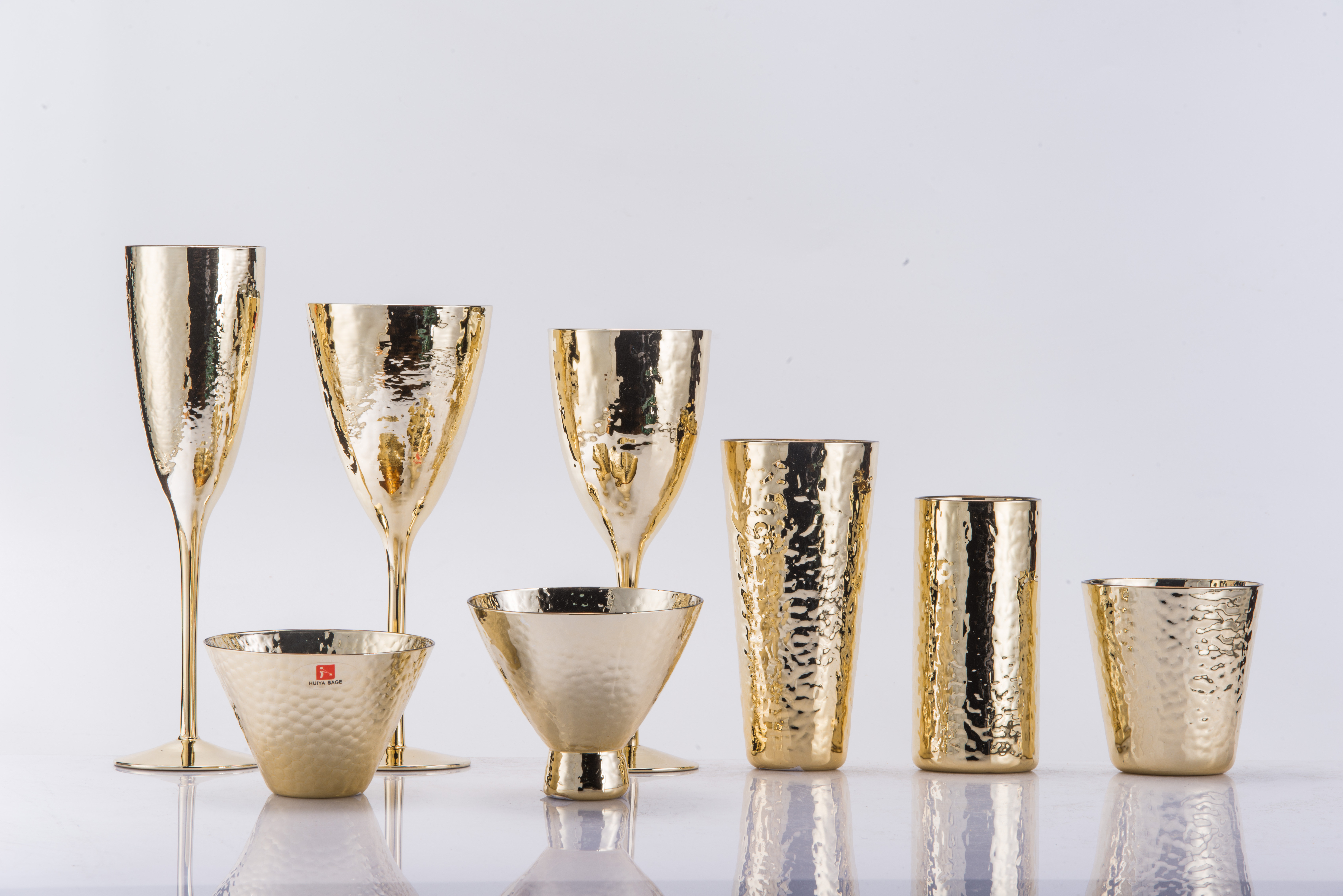 Gold plated glasses
