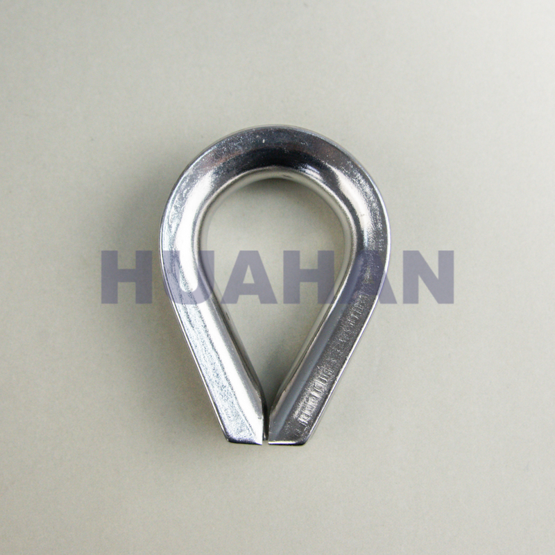 Stainless Steel Extra Heavy Duty Wire Rope Thimble U.s.type,a.i.s.i.304 Or 316