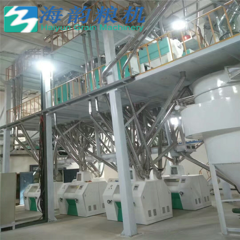 Wheat flour mill machine corn mill machine 60tons of wheat of flour mill machine complete plant