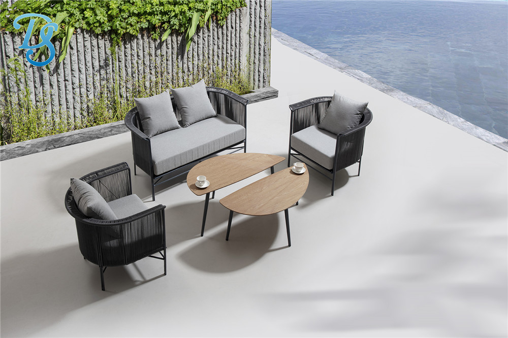 High quality outdoor sofa set aluminiu garden set