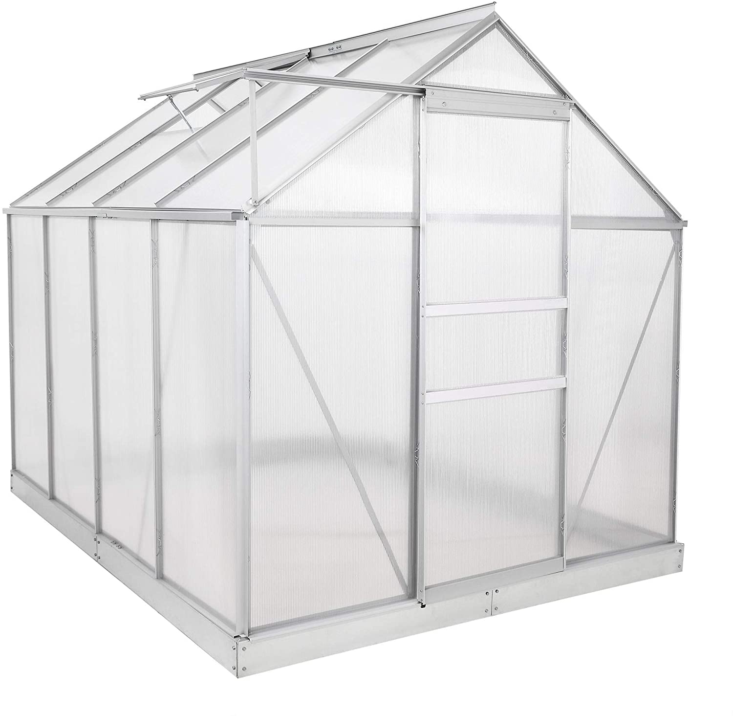 4 Sections Aluminum Greenhouse