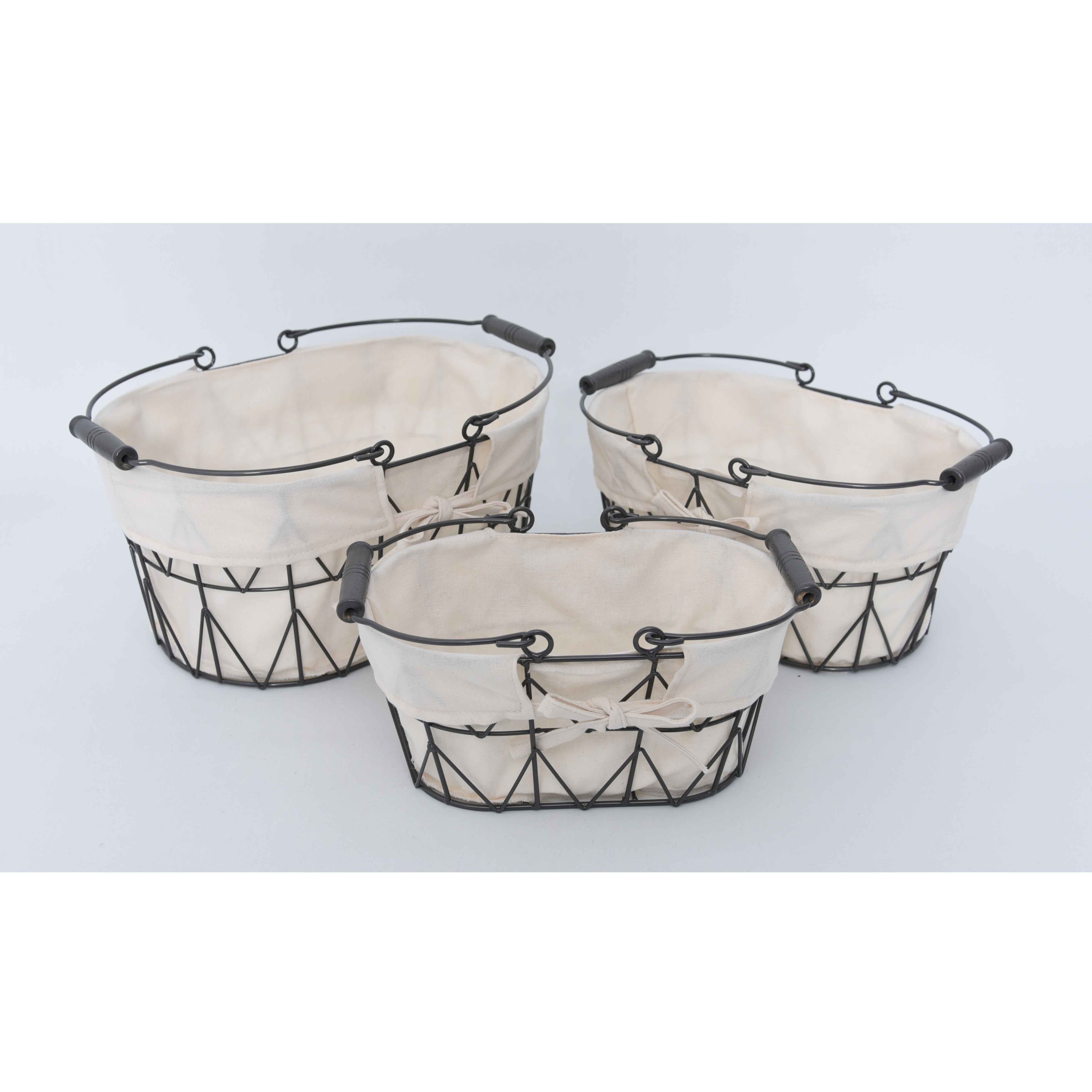 wire storage basket metal basket