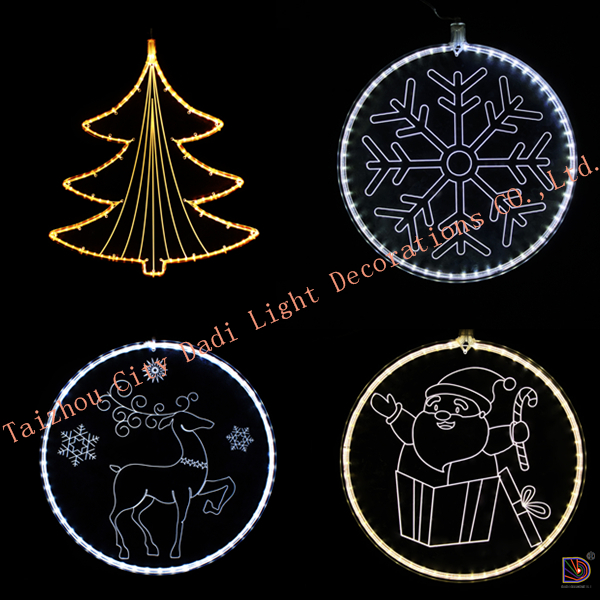 Acrylic disk with carved motif