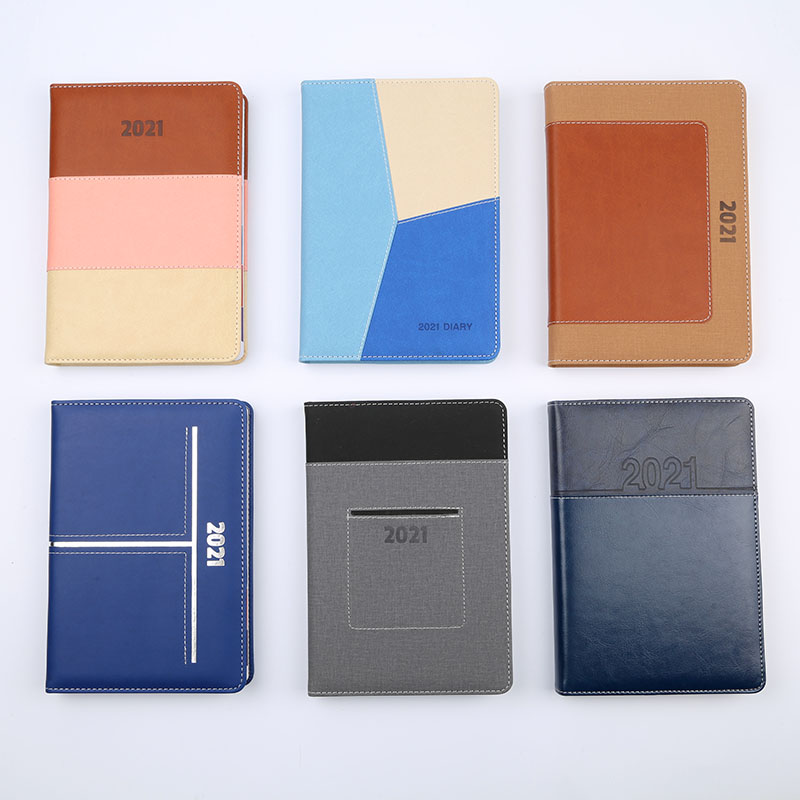 WANSHIFA 2021 Creative Design Color Printed Hard Cover Notebook