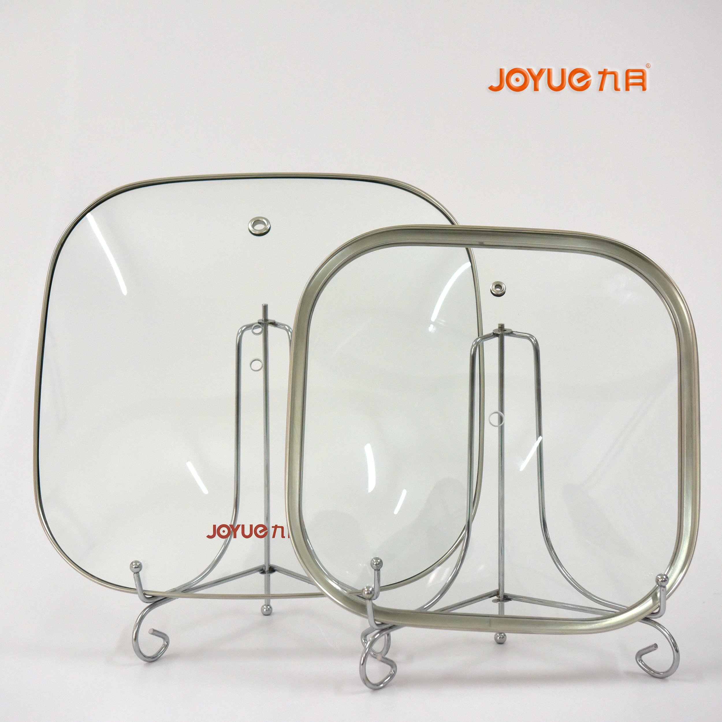 square shape tempered glass lid