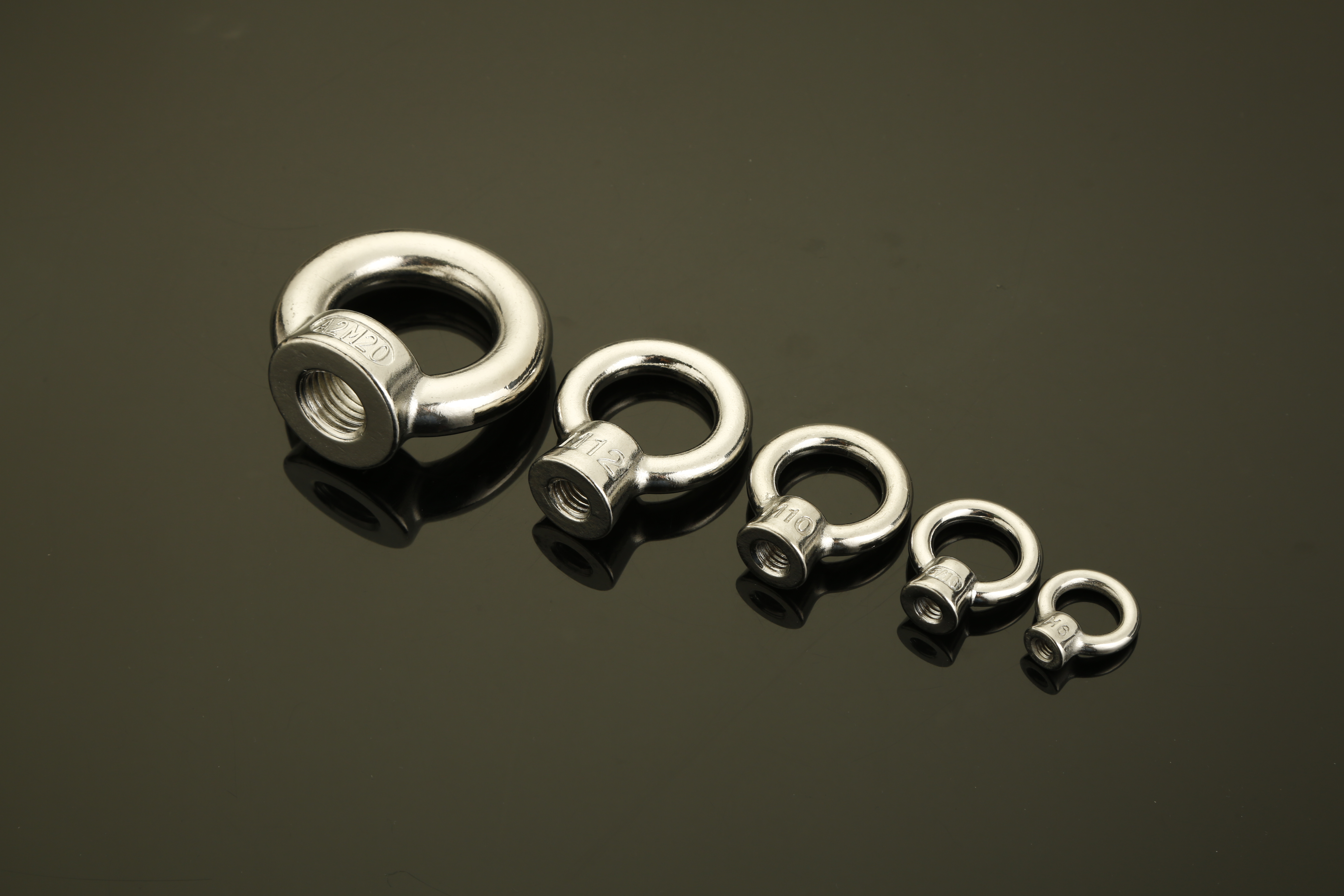 Stainless steel eye but