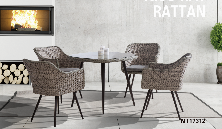 High quality outdoor dining chair and dining table aluminium dining set
