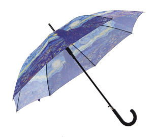 Famous painting straight umbrella