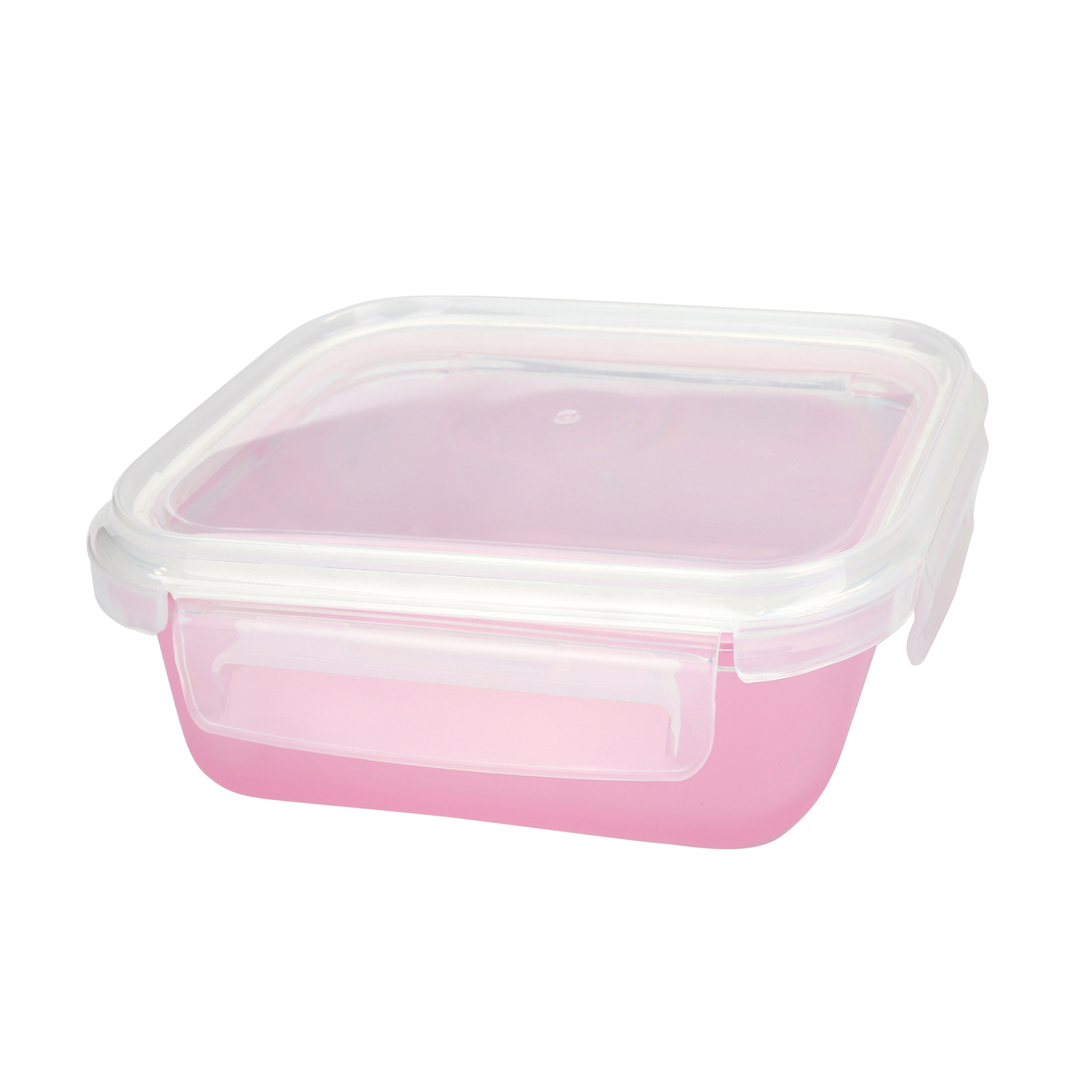 Customized Silicone Spray Surface Heat Resistant Glass Food Container Kitchen Storage Box
