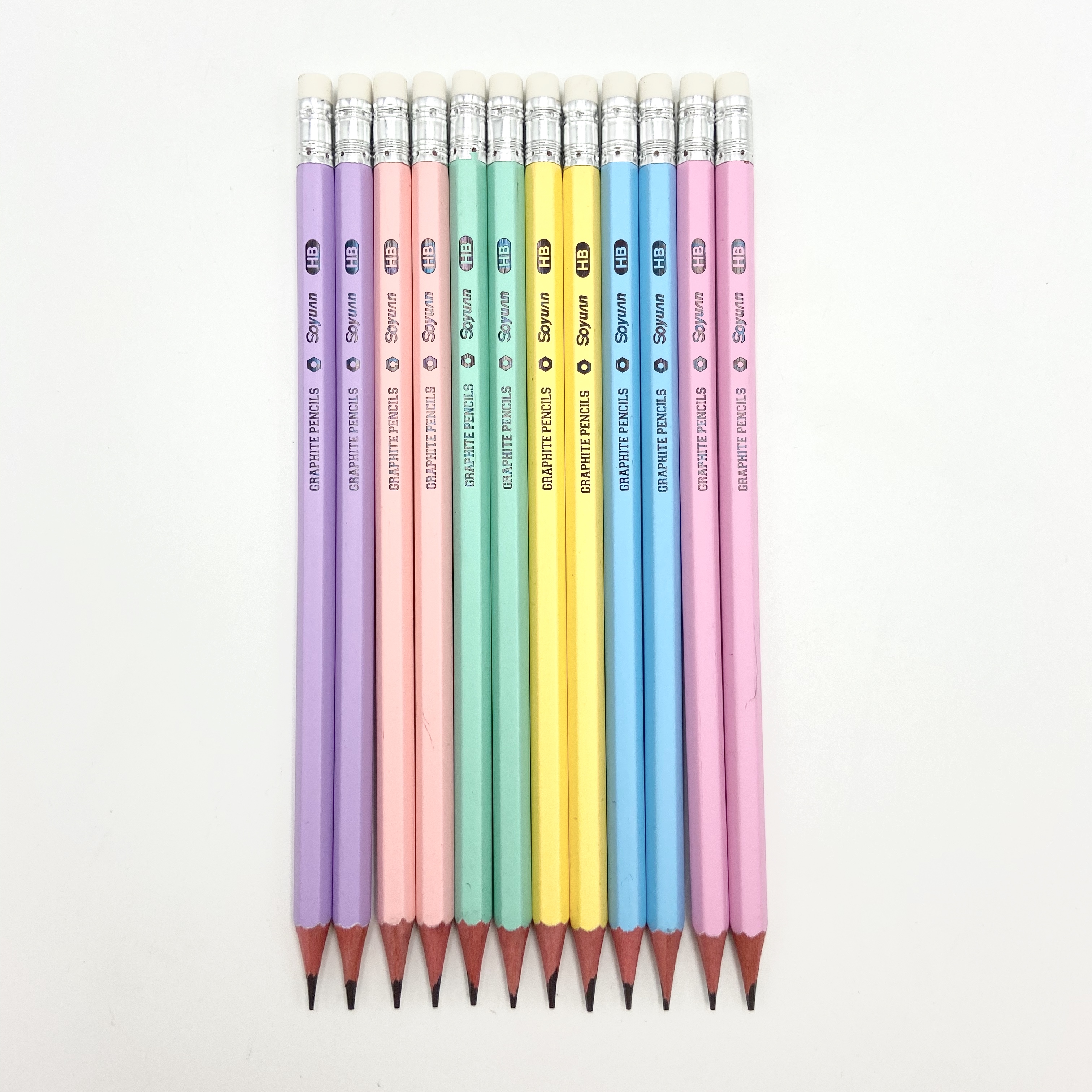 six pc pastel pencil