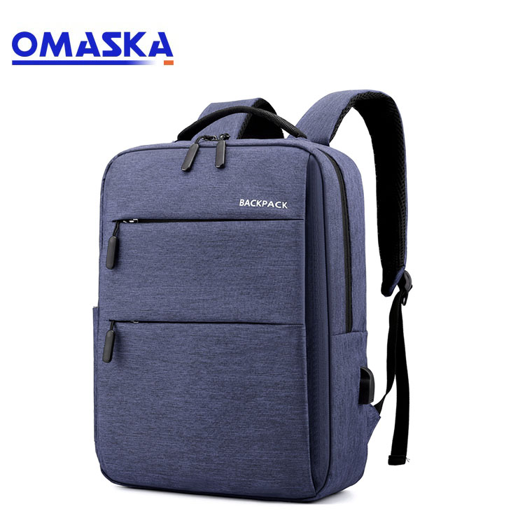 -1 Large Capacity multifunction nylon USB charger backpack Anti theft Smart Laptop Backpack bag with USB Charging port