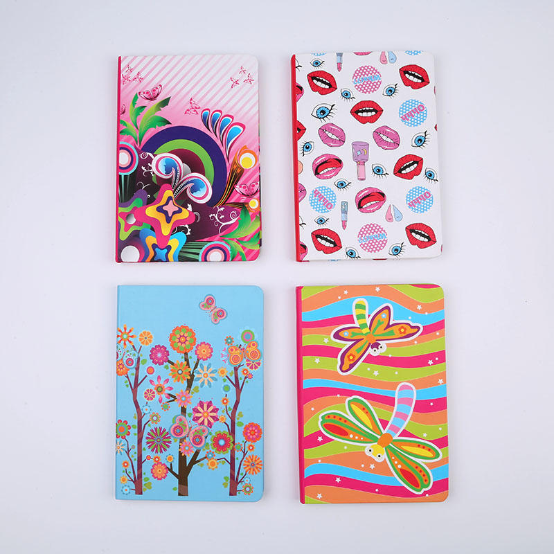 WANSHIFA 2021 Creative Design Color Printed Hard Cover Notebook