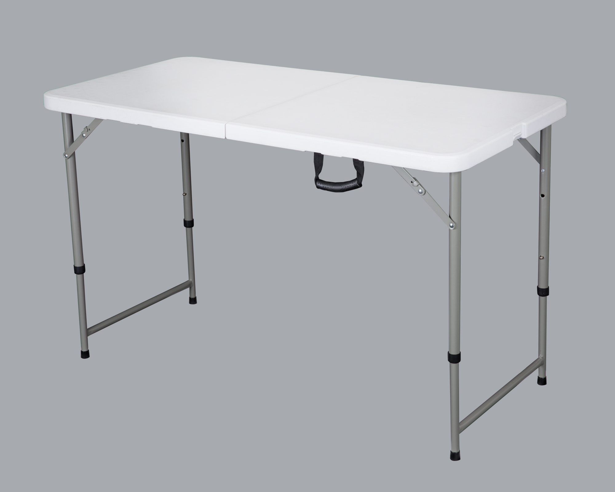 YCZ-122Z-2，4FT Adjustable folding in half table