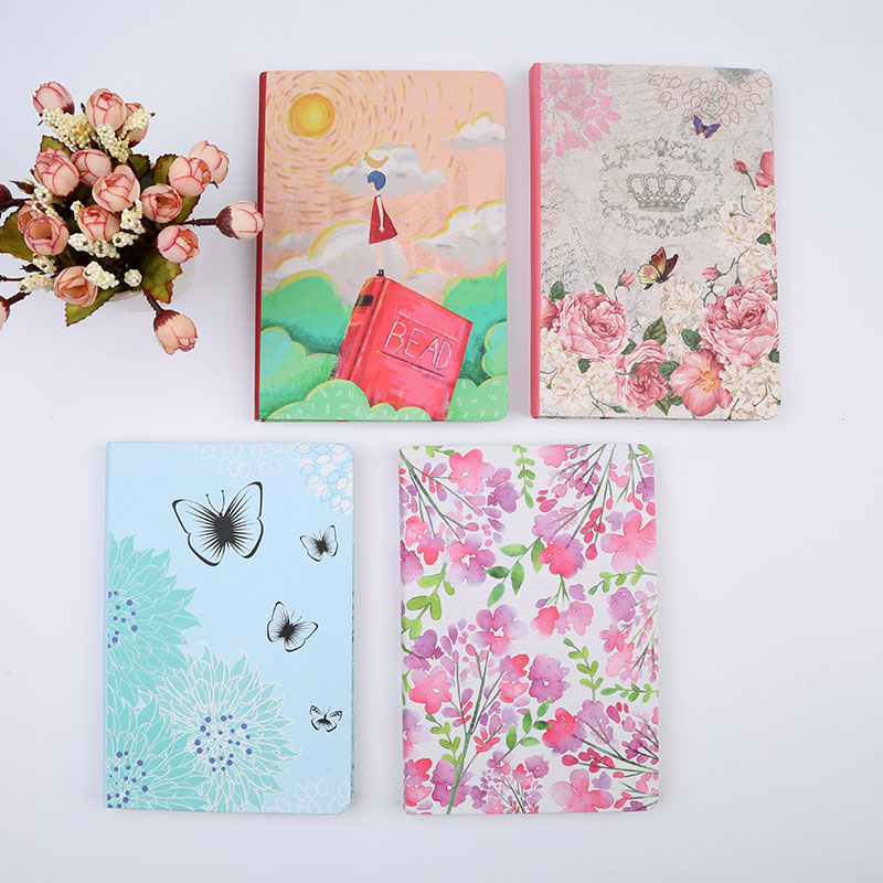 WANSHIFA 2021 Creative Design Color Printed Hard Cover Notebook