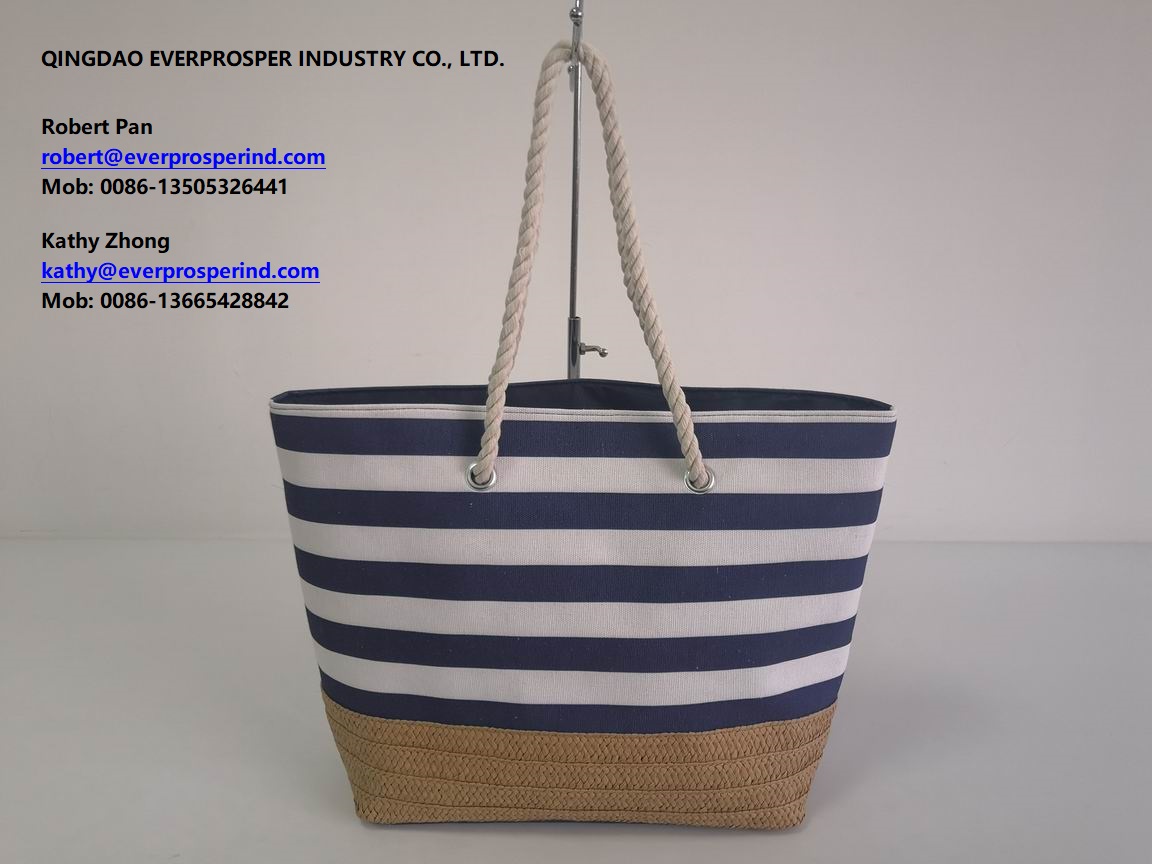 Canvas Fabric Beach Bag