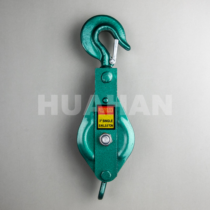 Pulley Block , Single Wheel With Hook , Open Type