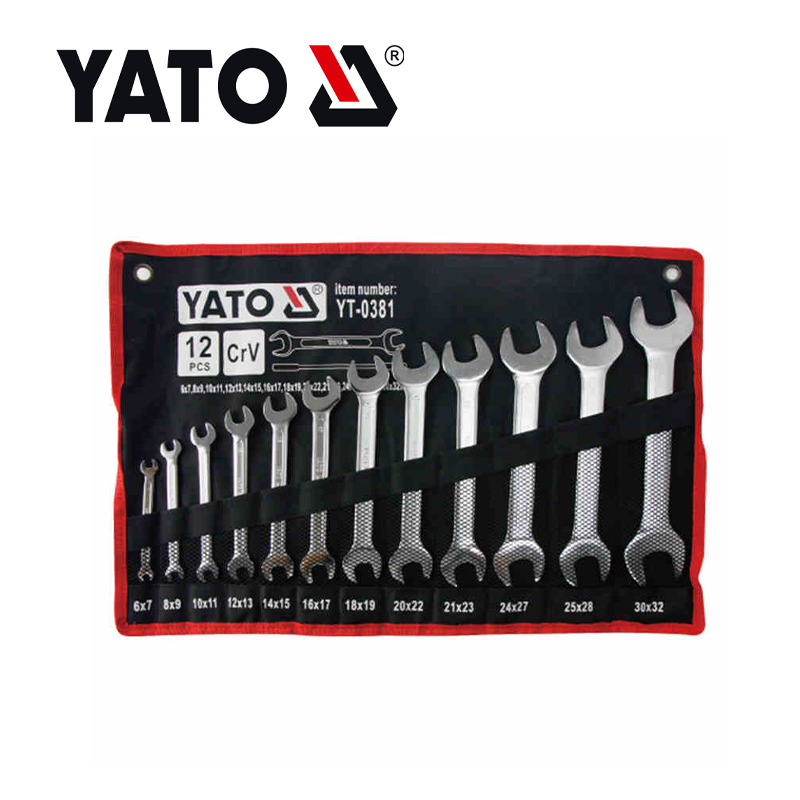 10pcs Double Open End Spanner Set