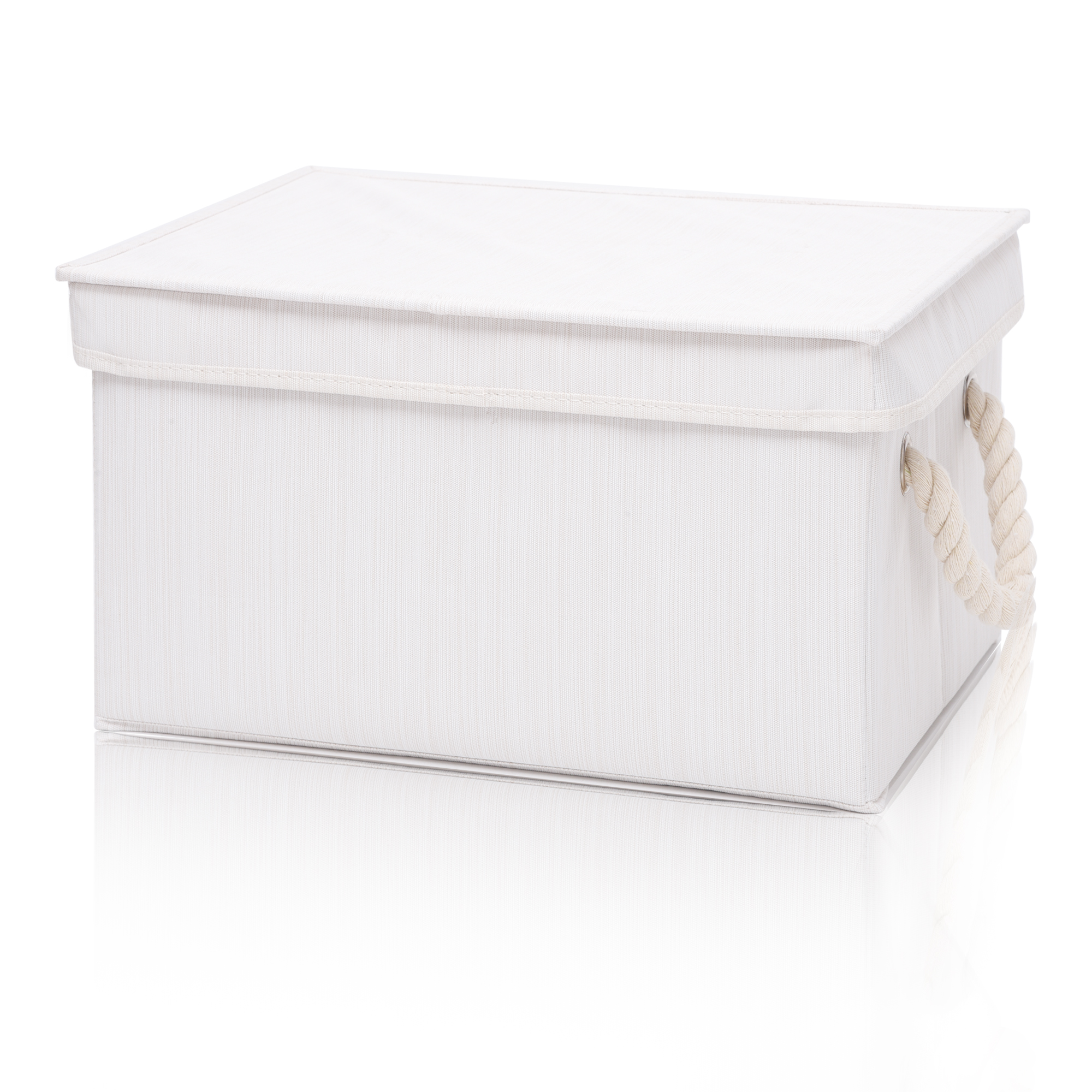 wholesale folding foldable home fabric cloth storage box with lid