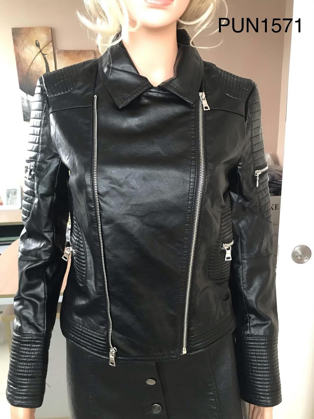 Ladies Pu Jacket Pun1571