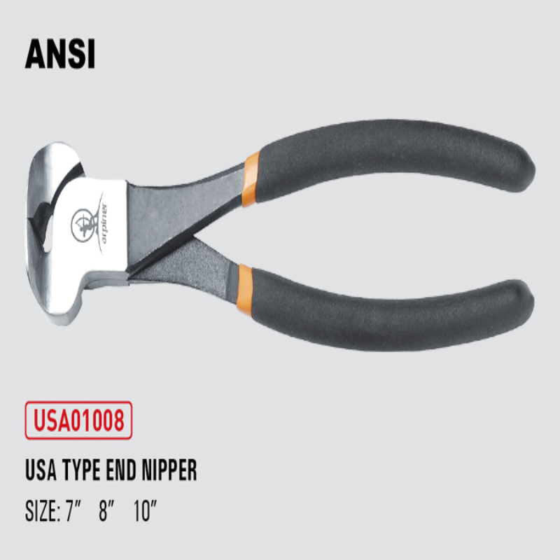 Usa Type End Nipper Pliers Dipped Handle