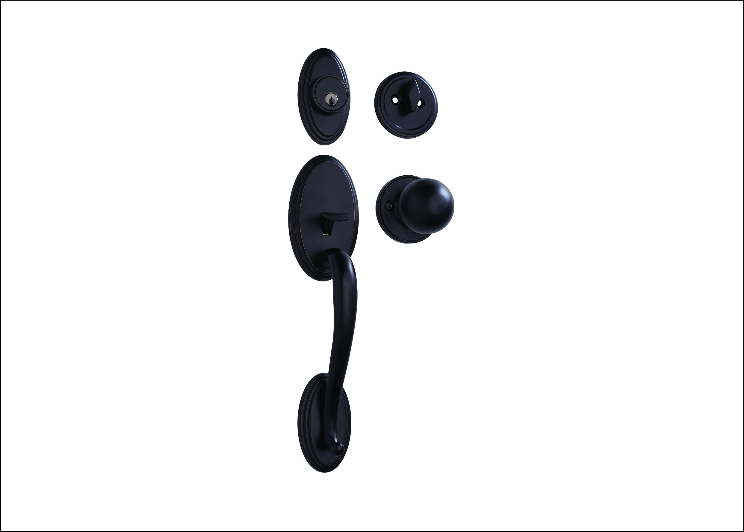 Entrance handleset