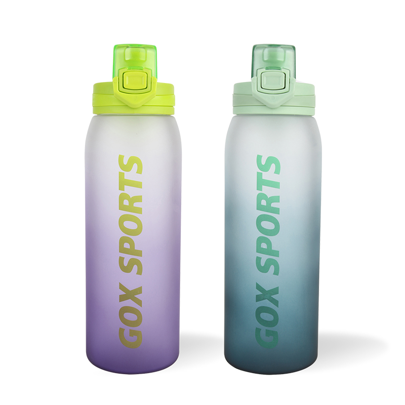 GOX Tritan Water Bottle With Auto Open Lid BPA free For Fitness, Outdoor Enthusiasts