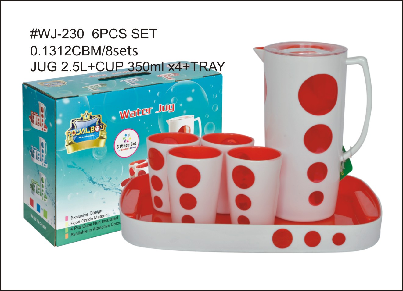 Insulated Water Jug Set