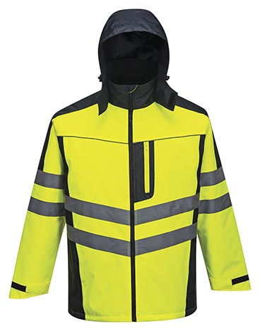 300D high visibility parka