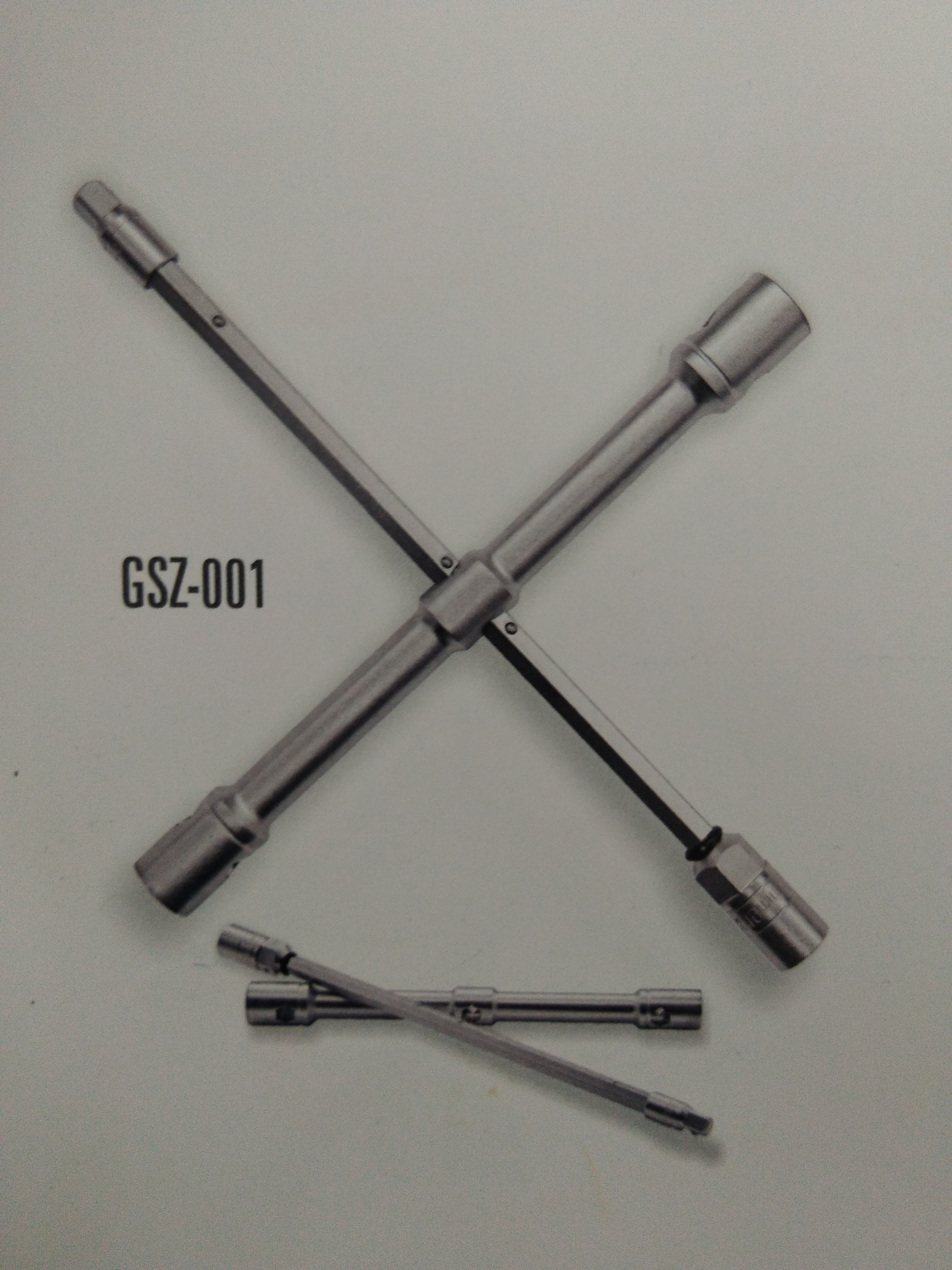 Tube cross rim wrench,double blister card
