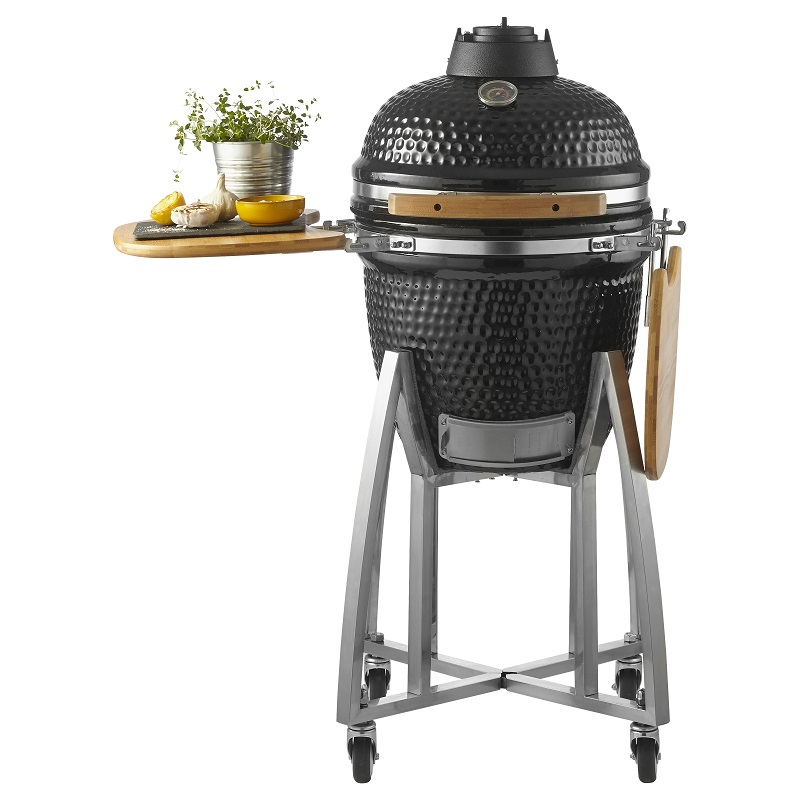 SEB kamado 18inch ceramic bbq grill charcoal smoker pellet grill for outdoor kitchen garden cooking