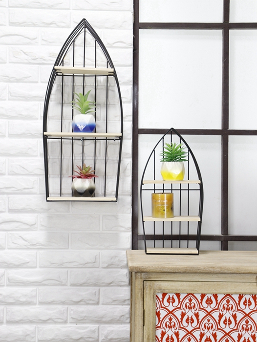 Boat wall shelf
