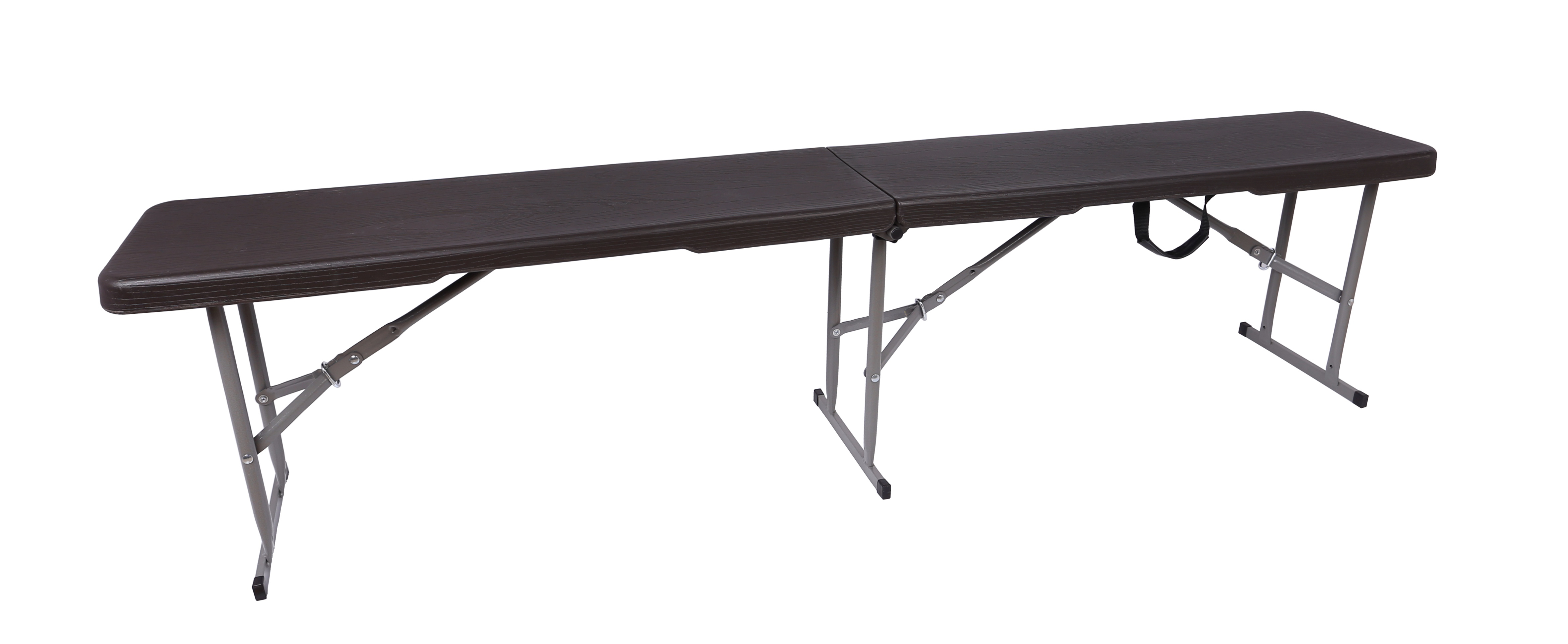 6ft 180cm folding in half plastic bench