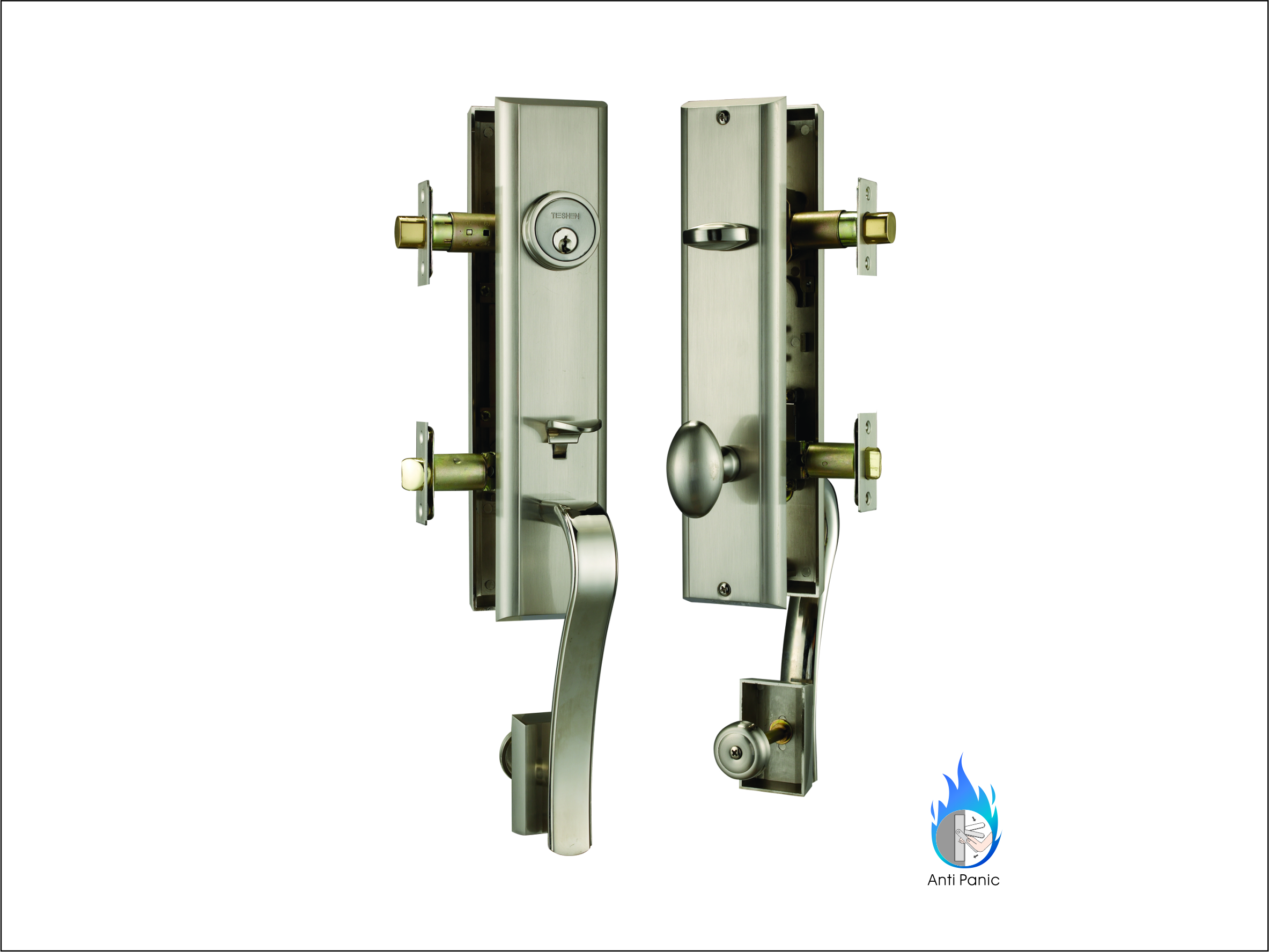 Entrance handleset